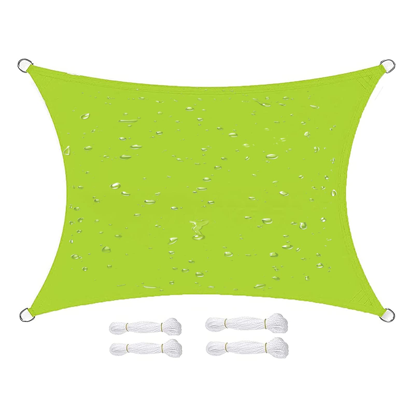 Voile d'ombrage imperméable et anti-UV de qualité commerciale pour terrasse, pelouse, terrasse, 0,9 x 6,1 m, solution d'ombrage coupe-vent et solaire
