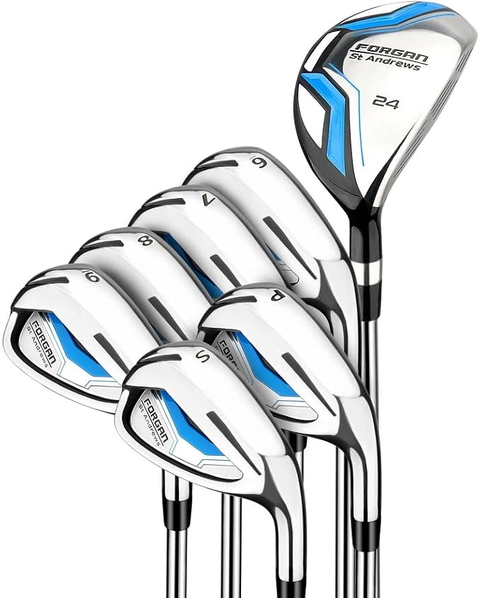 Forgan of ST Andrews F200 Iron Set with Hybrid, Mens Right Hand, Steel Shafts - AfterPay & zipPay Available