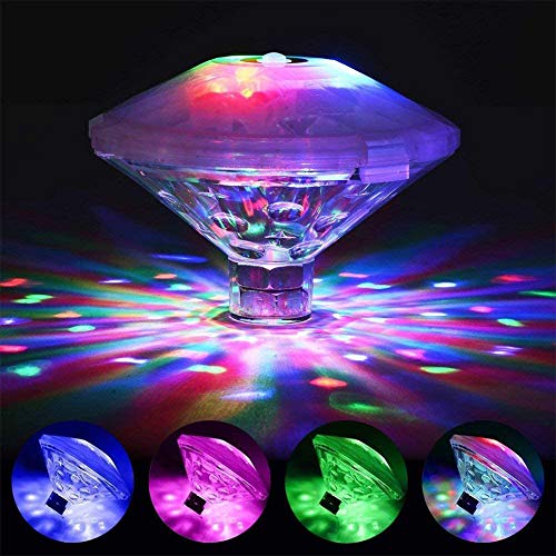 Preisvergleich Produktbild Balapig Unterwasser-Beleuchtung, Unterwasser Licht Wasserdichtes LED Licht Mehrfarbige Für Swimmingpool SPA Aquarium Teich Inneneinrichtung,One