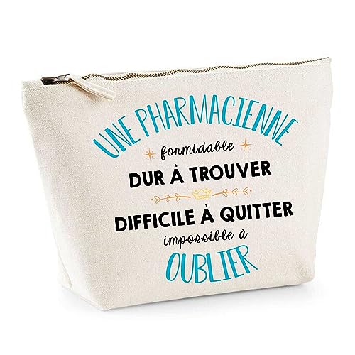 Trousse Pharmacienne Formidable | Pochette Toilette Maquillage Idée Sac Cadeau
