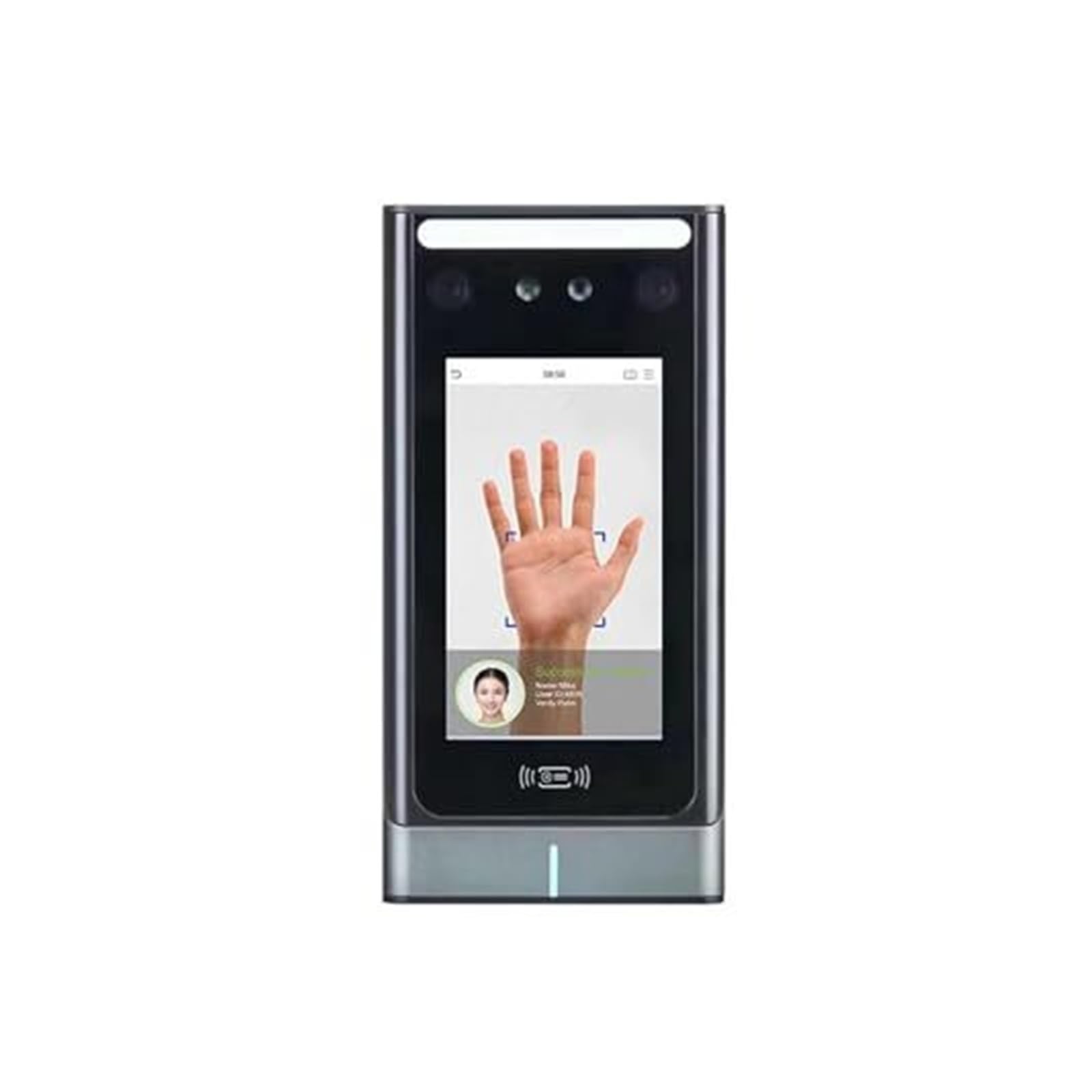 Zegar czasowy z rozpoznawaniem twarzy w świetle widzialnym, kontrola dostępu RFID dla systemu obecności pracowników