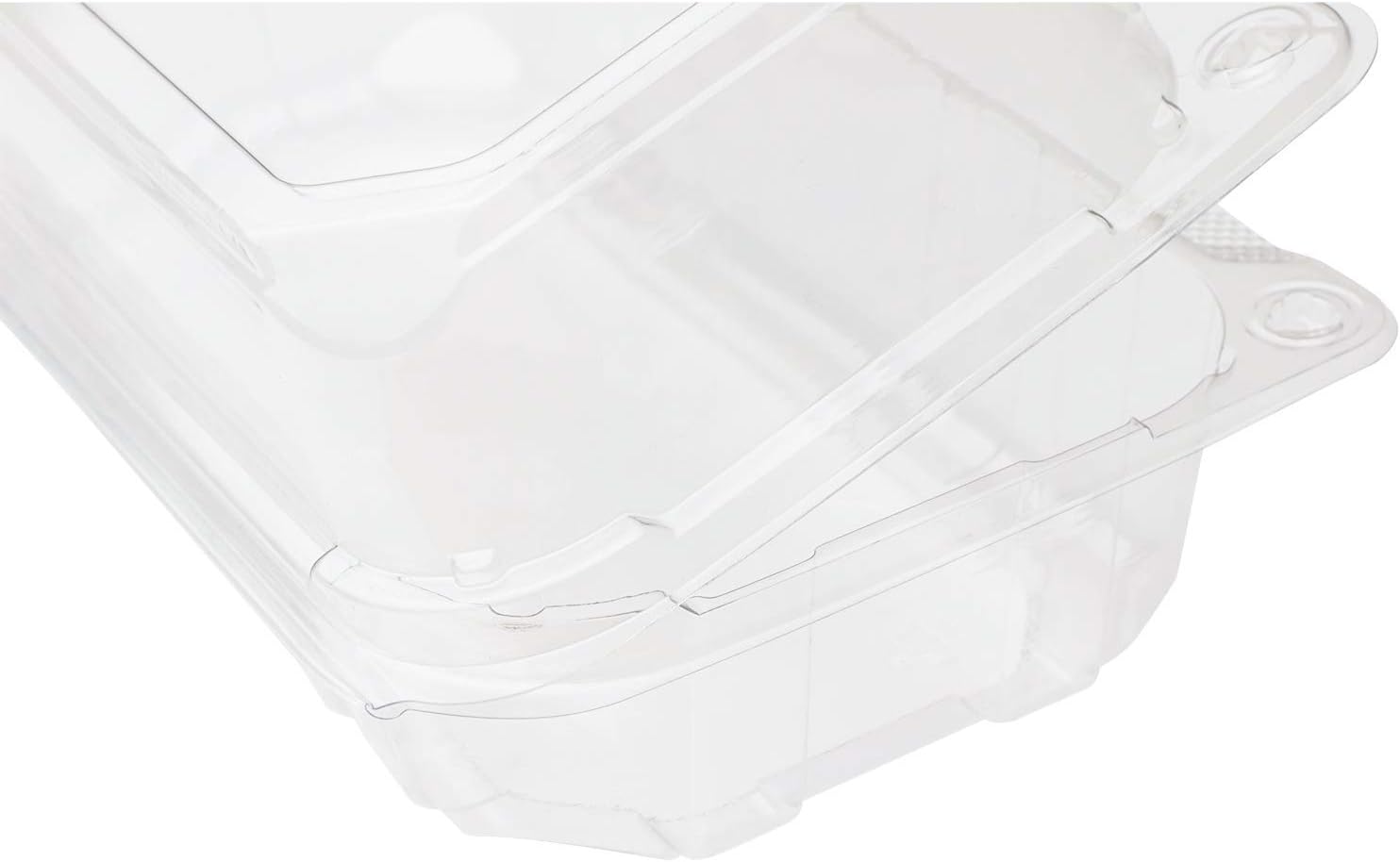 Karat Clamshell Take Out Food Containers [9"x5" - 250 ct] Durable, Stackable, Crack-Resistant To Go Boxes | Clear