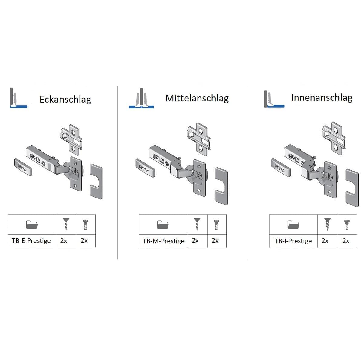 CERNIERE PER MOBILI ANGOLARI 135° - LCC - Foto 6