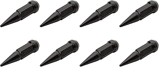 (8 Pack) Tusk Spike Tapered Lug Nut 12mm x 1.50mm Thread Pitch Black for Polaris Ranger XP 1000 Northstar Edition Trail Boss 2022