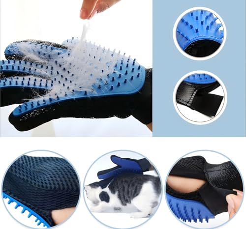 Anlolive Brosse Anti Poils pour Animaux de Compagnie (3) Rouleau pour enlever Les Poils, Gants deshedding et Brosse – pour Chiens et Chats, sans Colle ni Piles, Alternative écologique et réutilisable – vue 6