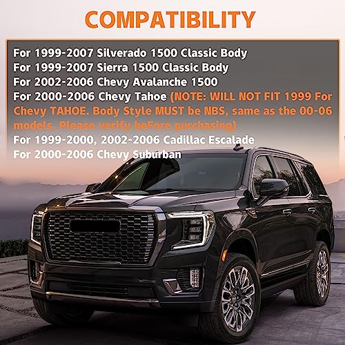 3" Lift Spindles Pickup Suv Suspension Level Kit 2Wd For 1999-2007 Chevrolet Silverado 1500 Tahoe Suburban 1500 For Gmc Sierra 1500 Classic Yukon Yukon Xl C1500 For 1999-2006 Cadillac Escalade #TOP2