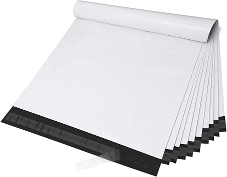 Fuxury Poly Mailers 10x13" 200 Pack,Sturdy Shipping Bags For Clothing,White | Waterproof Self Seal Mailing Envelopes,Strong Adhesive Packaging Mailers Poly Bag For Books Clothes Business,Boutique&Online