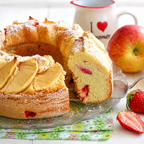 Ciambella con Mele e Fragole "Dolce Soffice e Profumato"