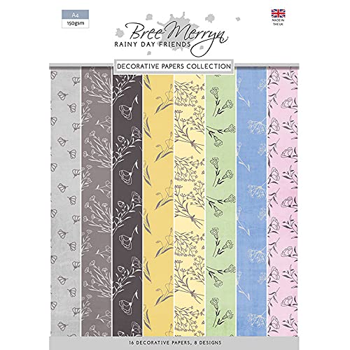 Bree Merryn - Rainy Day Friends - Decorative Papers, Various, A4 - Image 2