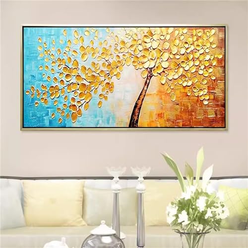 Kit de broderie diamant complet 50x115 cm pour évacuer le stress grâce au diamond painting arbre