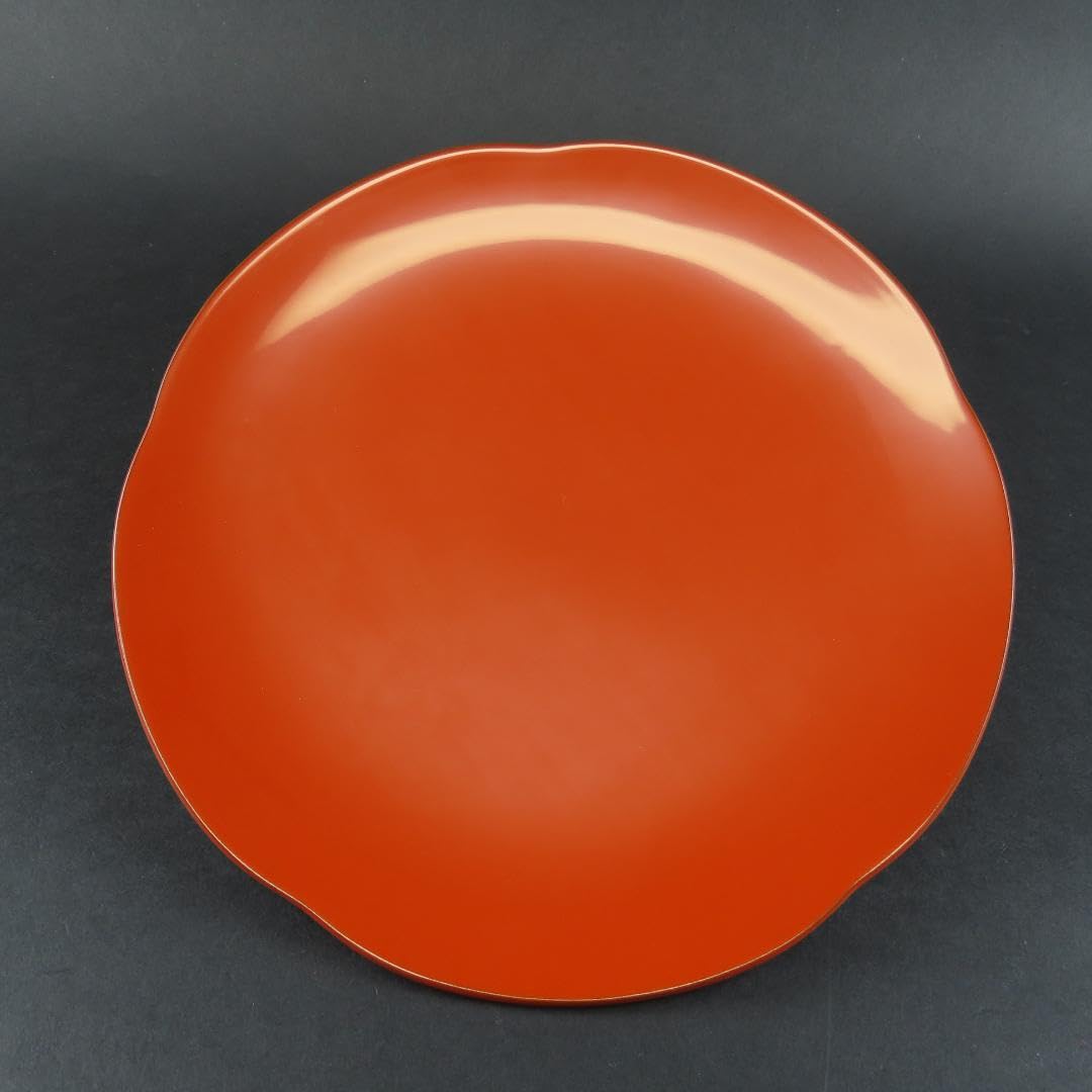Amazon.co.jp: 輪島塗 塗師 哲舟 木製漆塗 洗朱塗 盛器 菓子器