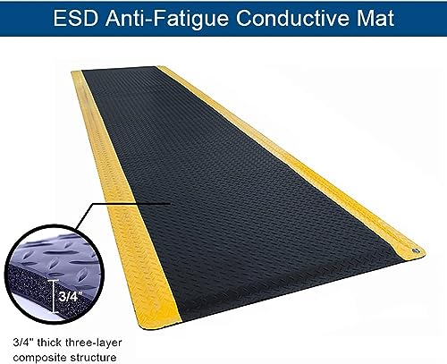 Tapis anti-fatigue ergonomique et souple pour posture debout - 6