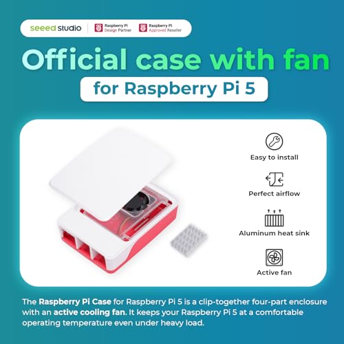 Image of Seeed Studio Raspberry Pi 5 Starter Kit - 8GB RAM,128GB Micro SD Card pre-Loaded with 64-bit Raspberry Pi OS