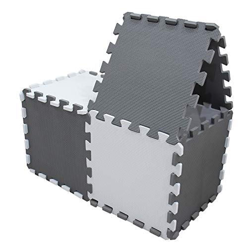 meiqicool 25Pcs Speelmat Foam Spelen Tegels In elkaar grijpende Speelmat Baby voor Kids Vloermatten voor Kinderen Foam Speelmatten Jigsaw mat Baby Puzzel mat Kinderen Tapijt Kruip mat AL - Afbeelding 5