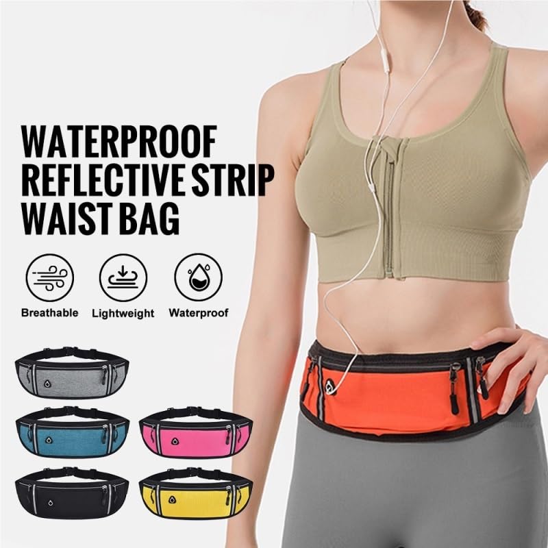 Torba na biodra do biegania Utralthin Sports Pack Fanny Packs Pas odblaskowy(Orange)