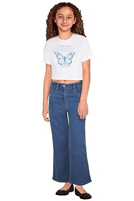 Allen Solly Girl's Regular Jeans (AGDNCWLBP14952_Blue
