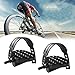 Premium Adjustable Straps Exercise Bike Pedals for 1/2-Inch and 9/16-Inch Spindle, Long A