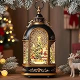 AYTPU 15' Christmas Snow Globe with Music 8 Songs, Auto Timer6/18, USB/Battery Powered, Santa Claus Decoration for Home, Gift for Family