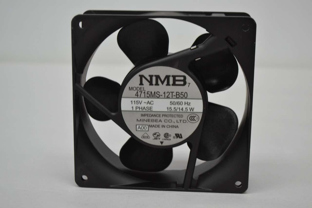 NMB 4715MS-12T-B5A AC Cooling Fan - 115V, 15.5/14.5W, 120x120x38mm, Aluminum Frame