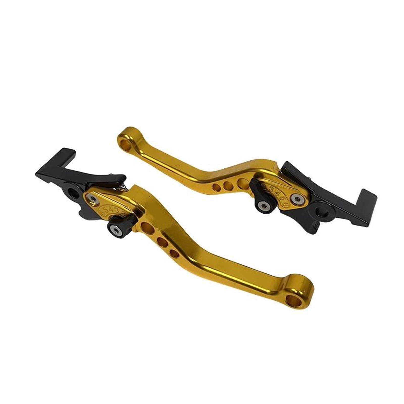 DPEDFVXVMR Side Mirror Universal Adjustable Double Disc Brake Lever for Electric Bikes Scooters GY6 Engine D7YA Motorcycle Modification Parts Motorbike Mirrors(2)