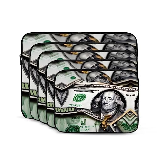 Banknote Patterns Laptop Sleeve Case 15 Inch Suitable For Notebook Computer Tablet Traveling Carrying Simple Case2