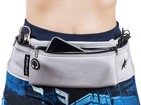 Sport Emblema Running Belt for Phone and Keys | Running Pack Waist Belt | Runner Belt or Running Belt Bag | The Best of The Running Belts Mens and Women | Running Pouch Belt | Fannie Pack for Women