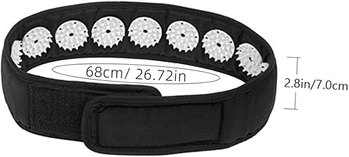 Miniatura 2 de SEWOART 1 juego de 2 piezas de cinturón de masaje de cabeza portátil masajeador de migraña envoltura facial diadema de punto de presión Masajeadores