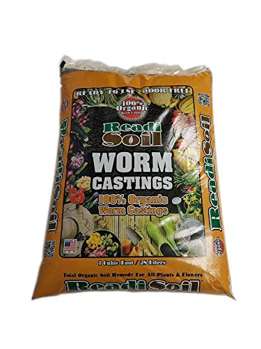 Readi Soil 100% Organic 1 cu.ft/22 lb. Worm Castings