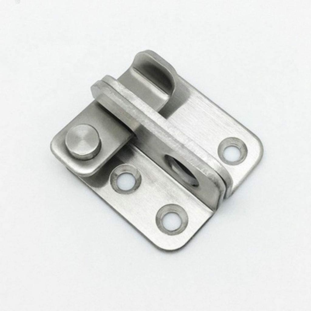 NVSFZGIYG Slide Latch,Gate Bolt Lock, Sliding Door, 2.8MM Thickening Hardware Stainless Steel Home Safety Security Anti-Theft Guard