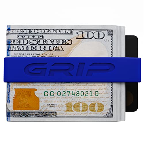 Grip Money Band (1) Dark Blue, Minimalist Wallet, Money Clip Alternative #TOP2
