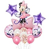 ❤Materiales de Alta Calidad: Estos globos están hechos de papel de aluminio, soportan helio y aire, son seguros e inodoros, duraderos y reutilizables, y brindan la máxima diversión para las fiestas de cumpleaños.