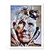 Produktbild JR Bouvier Edmund Hillary Explorer Large Framed Art Print Poster 18x24 inch Ready to Hang