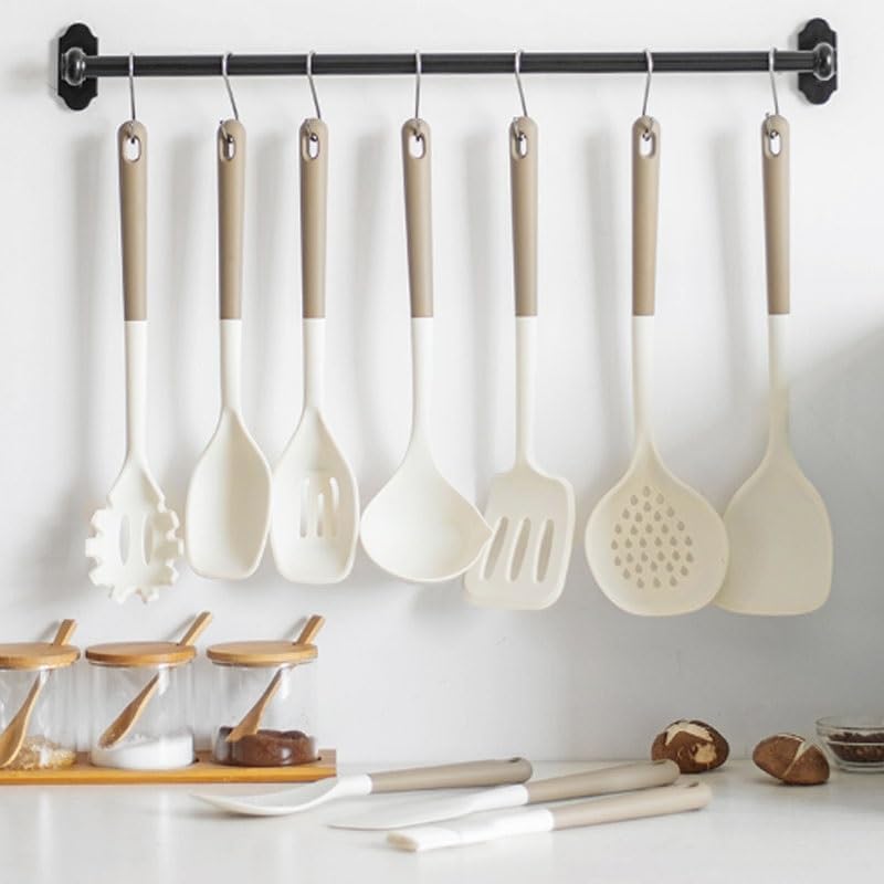 Silicone Kitchenware 10 Piece Set High Temperature Resistant Cooking Spatula Spoon