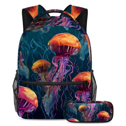 Sac à dos Seaworld Méduse Pop Art grand format pour ne plus manquer de place au lycée