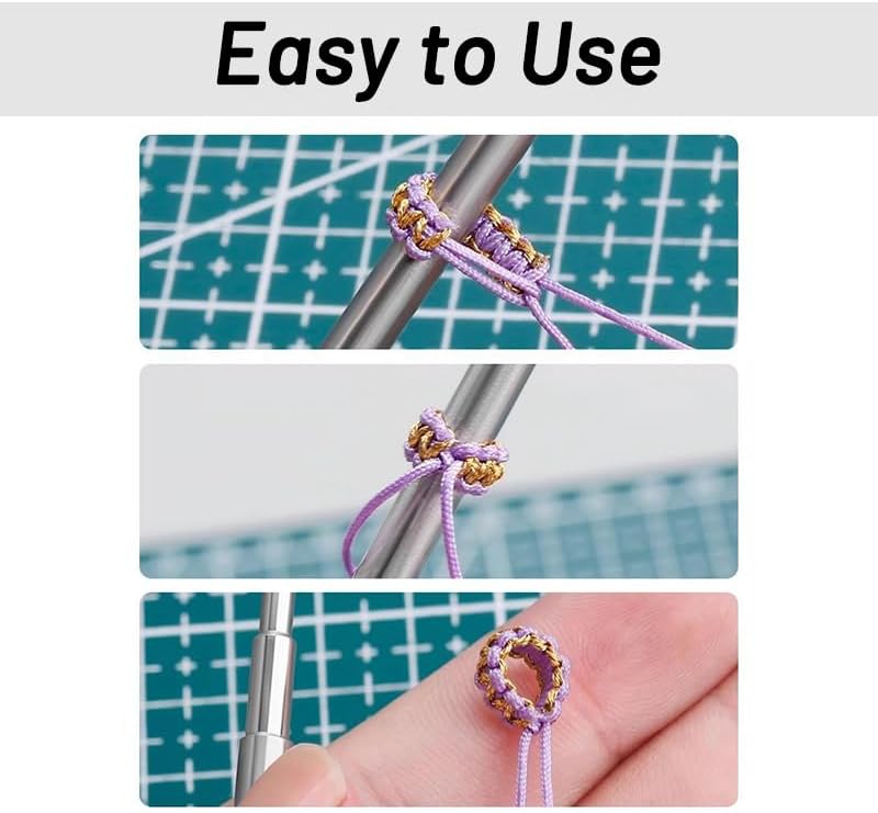 2 Pack Coil Jig Tool Set - Stainless Steel Micro 1.5mm - 10mm Wire Looping Winding Rod - 10 Sizes Wire Wrapping Mandrels Tool for Round Loop Jump Ring DIY Jewelry Making (Black)