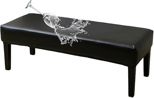 Vista 27 de Eco-Ancheng Funda para silla de comedor, funda extraíble para protección de banco, asiento y silla, sala de estar y cocina A1