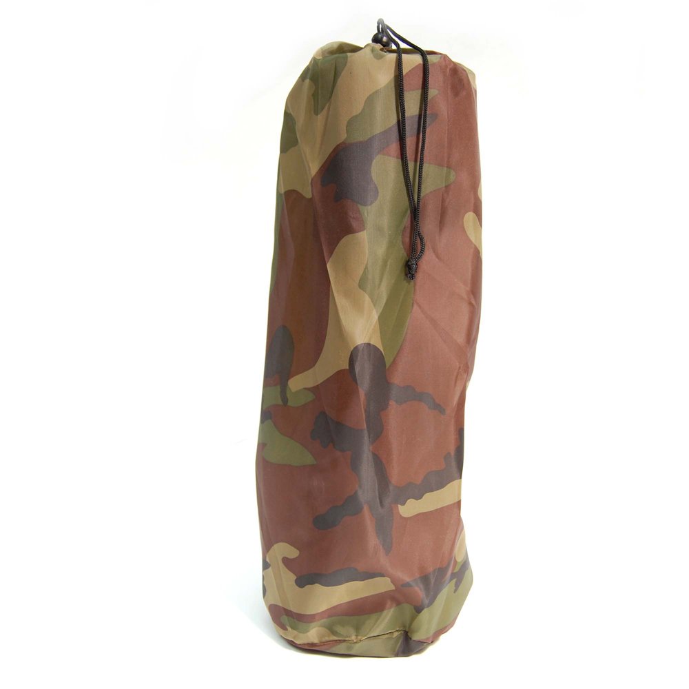 Mil-Tec Inflateable Thermal Camping Roll Mat (Woodland Camo)