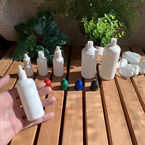 Frasco Plástico Branco C/Conta Gotas 60ml (100 Peças) (branco)