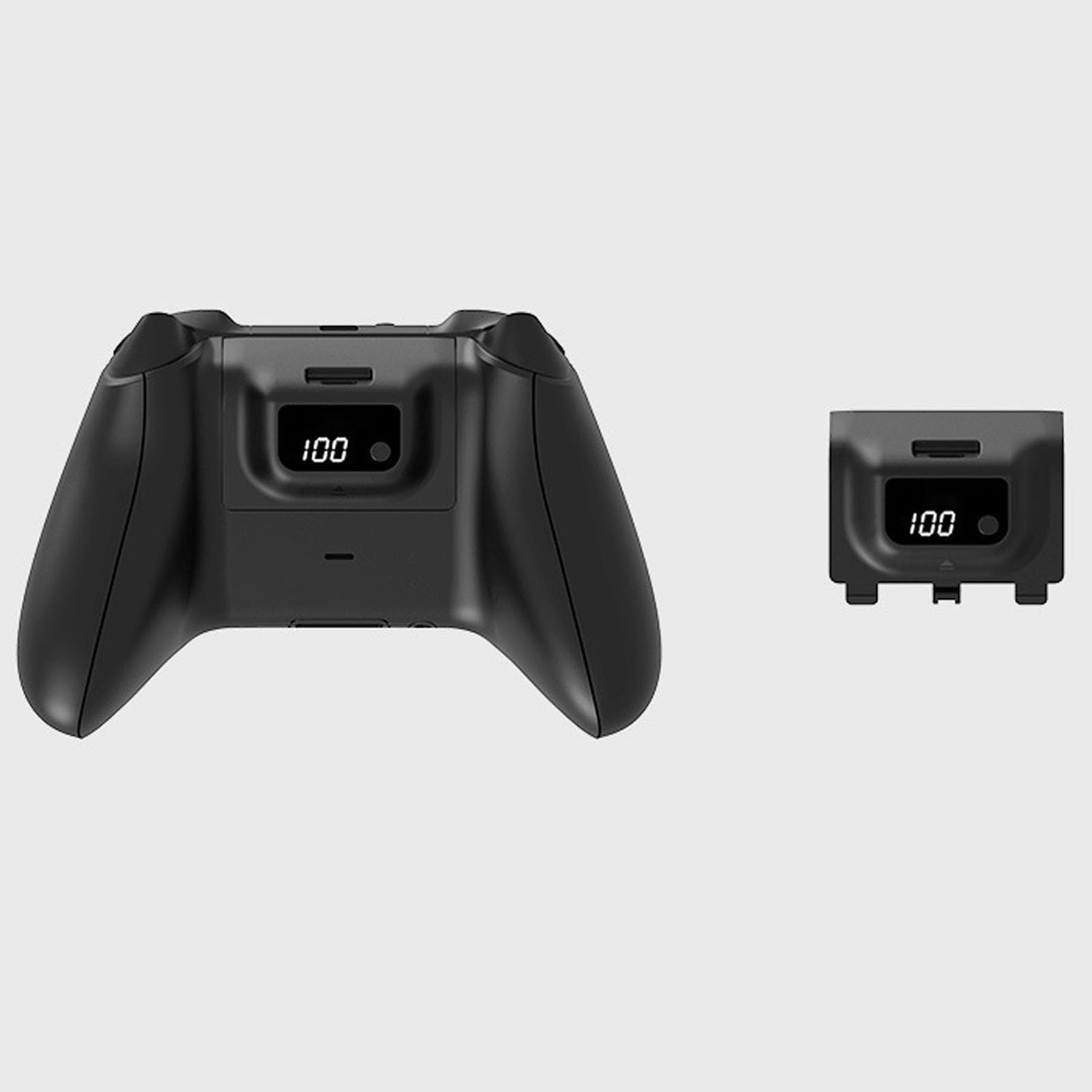 Sxhlseller Wiederaufladbarer für XboxSeries X/S Gaming Controller mit LED -Digitalanzeige, 1400 -mAh -Typ -C -Batteriepackung Typ C (1PC)