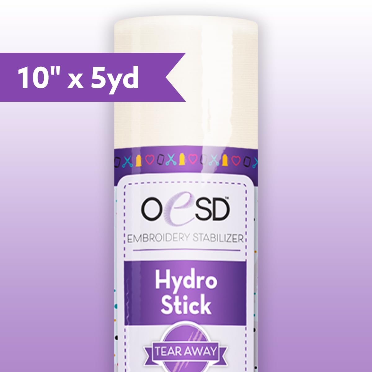 OESD HydroStick Tear Away Embroidery Stabilizer 10