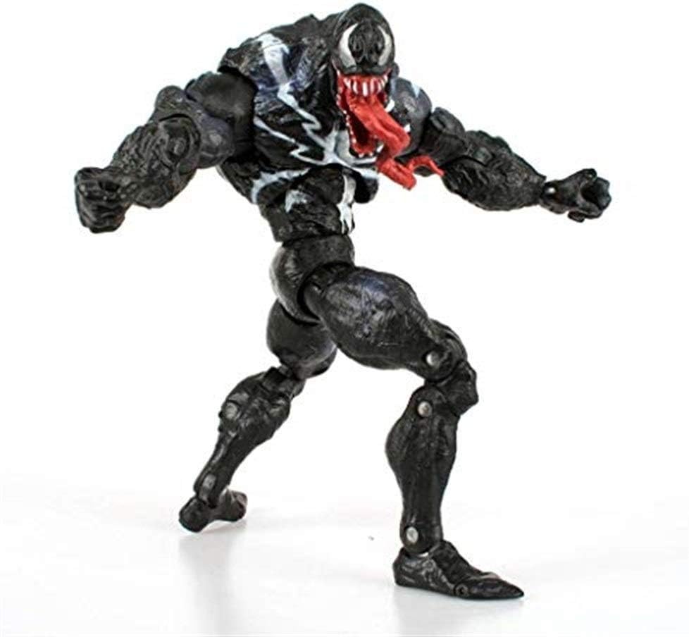 FHMHJH Spiderman Venom Model, Anime Cartoon Manga Miracle Miracle Toy Magic Action Character PVC Collection Model Toy -18cm Collectibles