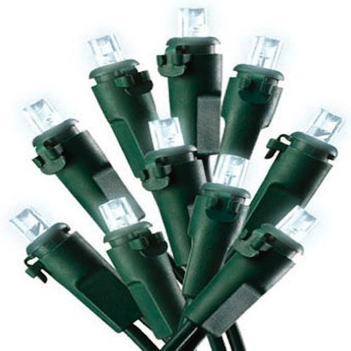 Sylvania V7525088 50Count White LED Micro Christmas Light Set