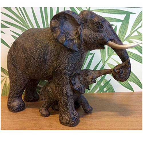 Naturecraft Elefantenfigur Mutter und Baby Cover