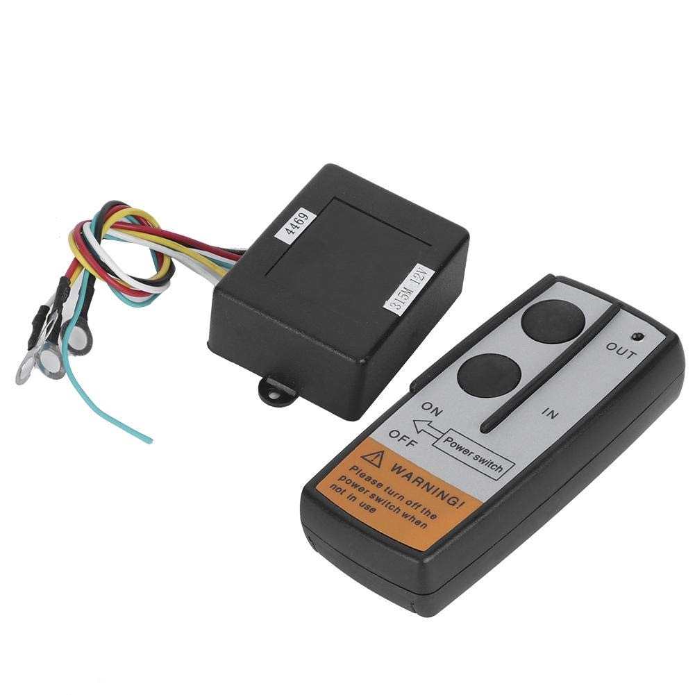 Qiilu Kit Telecomando per argano Senza Fili, Salpa a Distanza Interruttore Senza Fili per Trim Controller Accessori per Barche Marine Adatto per Salpa Ancora