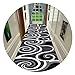 Produktbild Flur Teppich Teppich Flur Teppich Teppich in 3D Swirl Design, Nordische Verschleißfeste Teppiche, für zu Hause Hotel Büro Korridor Gang (Size : 1×4M)
