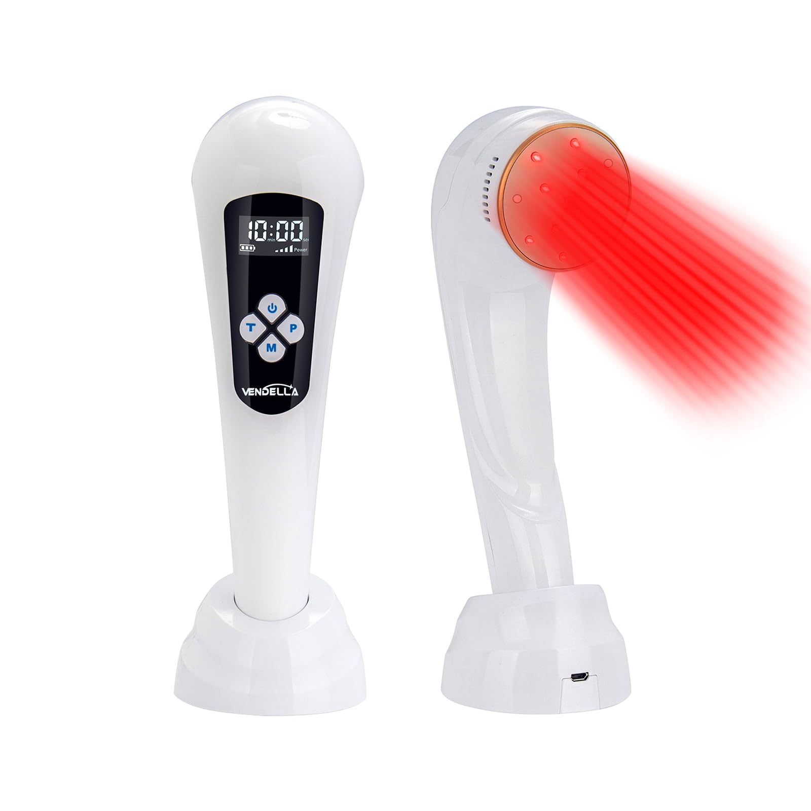 Lampada Infrarossi, Portatile Infrarossi Terapia Con Display A Led Per Alleviare I Dolori Muscolari, Lampada Infrarossi Per Umani/Animali Domestici (4 Livelli + 3 Impostazioni Del Timer)
