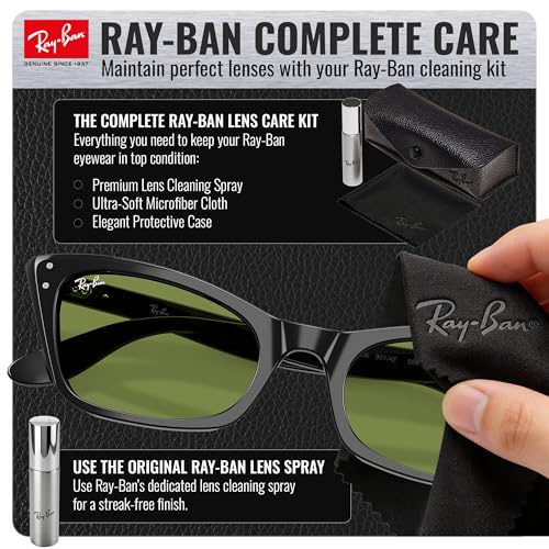 Image of Ray-Ban RB2299 LADY BURBANK Cat Eye Shaped Sunglasses for Women with Official RAYBAN Eyewear Kit