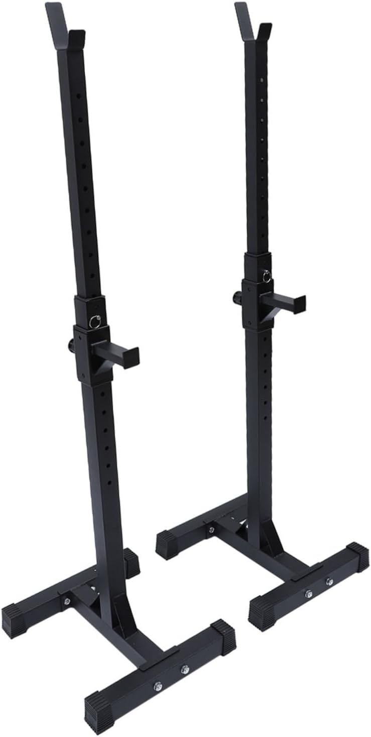 Squat Rack Press Squat and Bench Rack Combo Barbell Holding Stand Storage Home Fitness Equipment