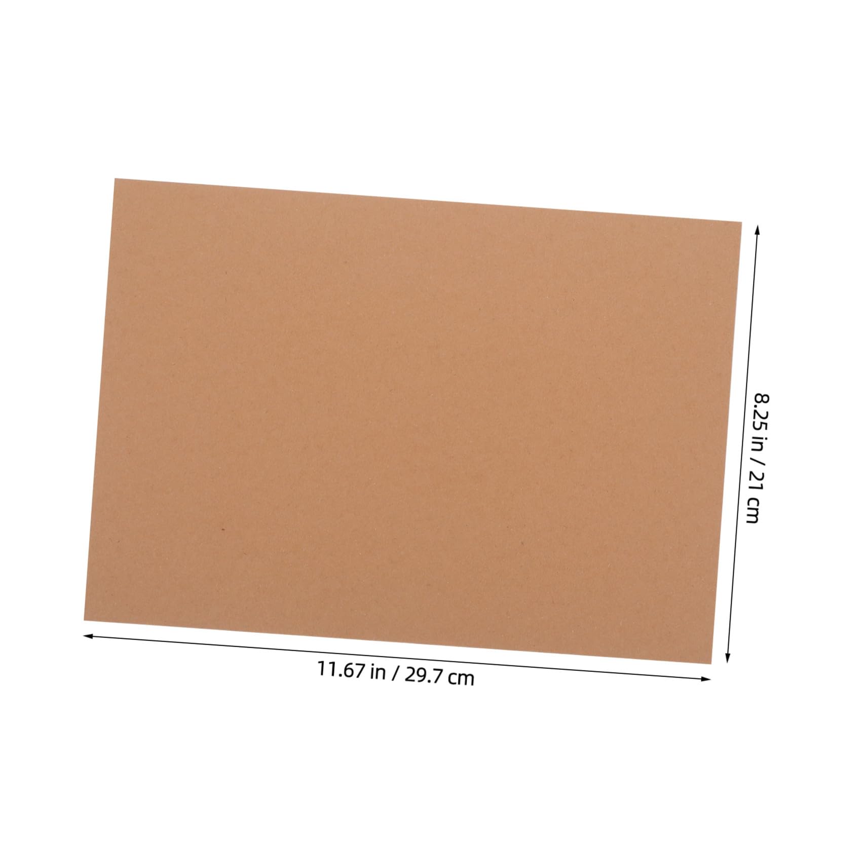 TIDTALEO 120 Hojas Papel Kraft A4 para Proyectos de Manualidades y Apuntes en Clase, Superficie Lisa sin Recubrimiento, Resistente al Doblado y Desgarro, Color Caqui