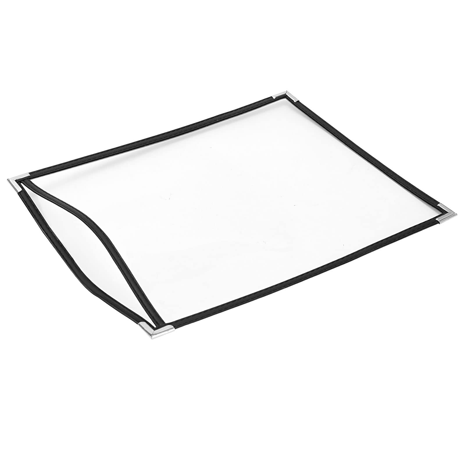 YUUHJUN 30 fundas de menú de 8.5 x 11 pulgadas, fundas de menú de una sola página con doble costura de color negro, para restaurante profesional, cocina, bebida, tapas de menú de vino